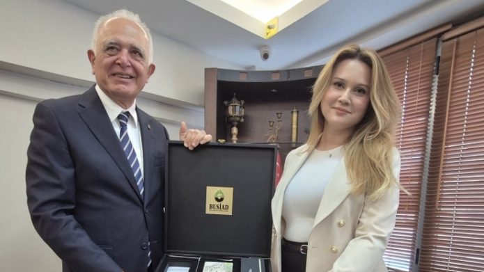 BUSİAD'ın genç üyesine hoş geldin ziyareti