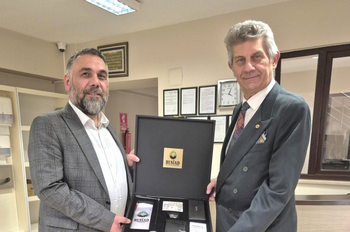 Ömer Annaç'a hoş geldin ziyareti