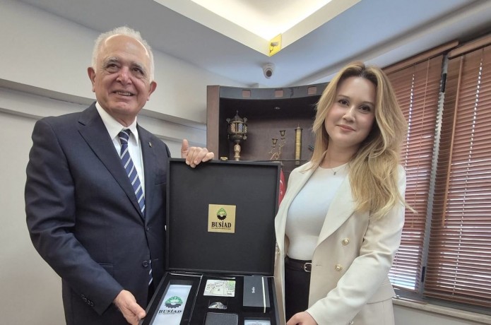 BUSİAD'ın genç üyesine hoş geldin ziyareti